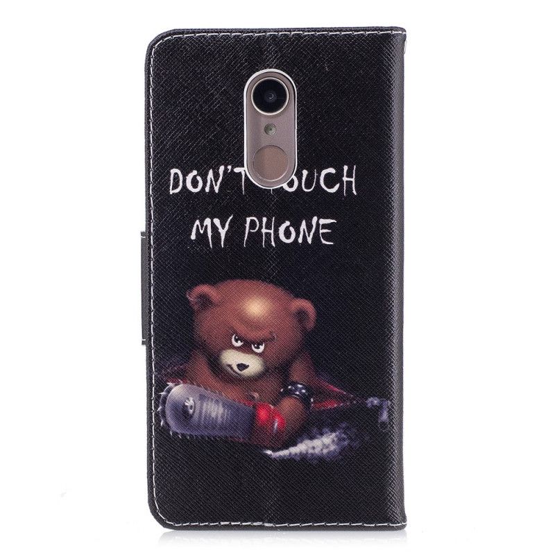 Cover Folio-hoesje Xiaomi Redmi 5 Telefoonhoesje Gevaarlijke Beer