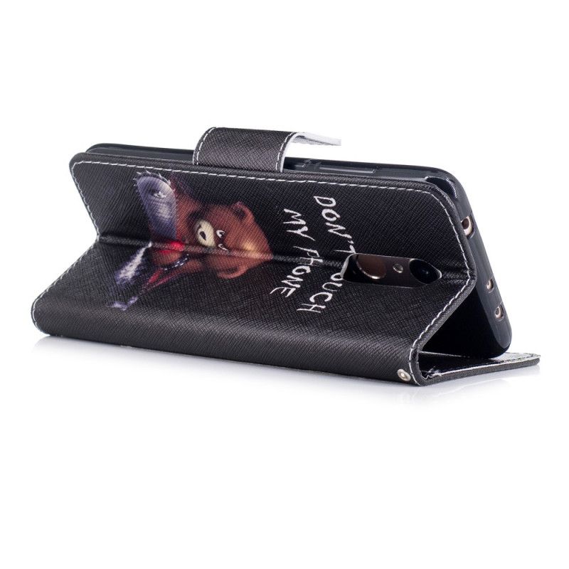 Cover Folio-hoesje Xiaomi Redmi 5 Telefoonhoesje Gevaarlijke Beer