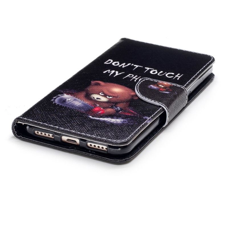 Cover Folio-hoesje Xiaomi Redmi 5 Telefoonhoesje Gevaarlijke Beer