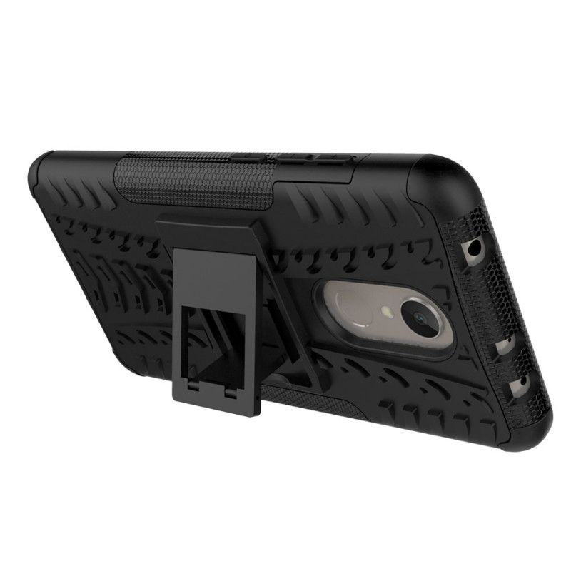 Cover Hoesje Xiaomi Redmi 5 Rood Zwart Telefoonhoesje Ultrabestendig