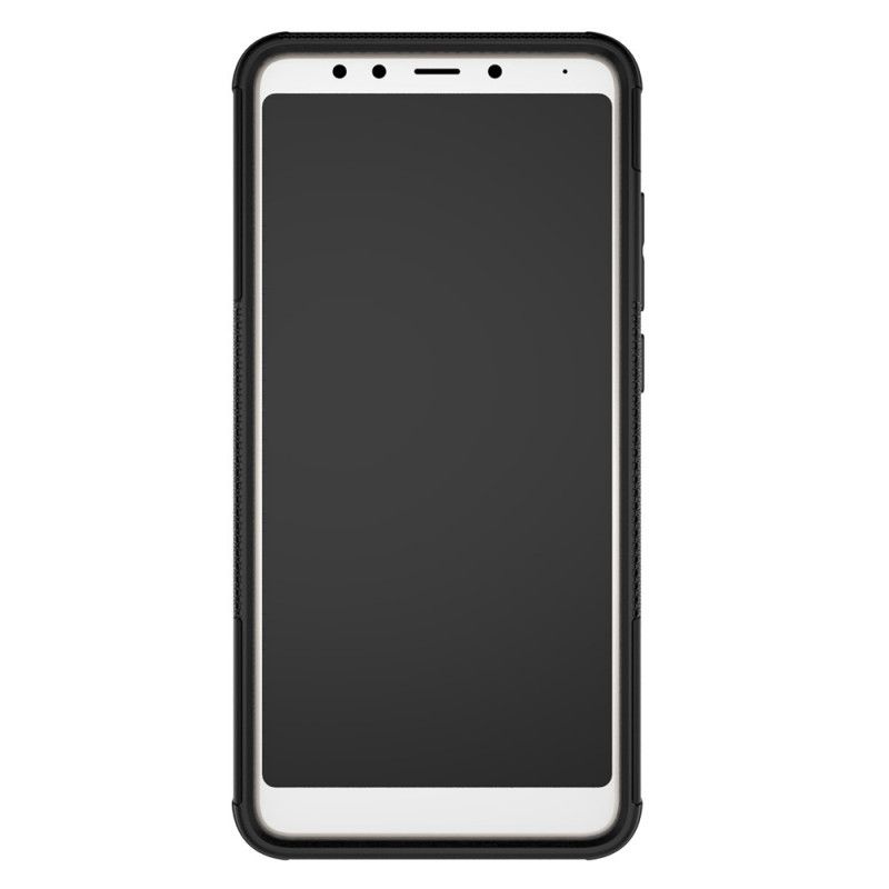 Cover Hoesje Xiaomi Redmi 5 Rood Zwart Telefoonhoesje Ultrabestendig