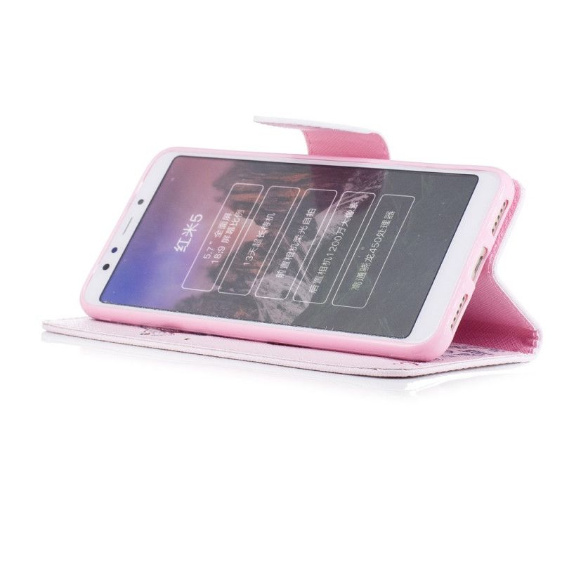 Leren Hoesje voor Xiaomi Redmi 5 Nerdgiraf