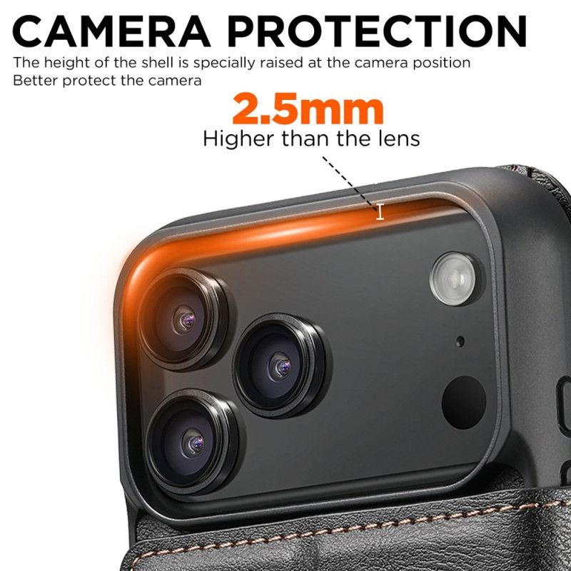 Bescherming Hoesje iPhone 17 Pro Magsafe Tweekleurige Afneembare Hoes