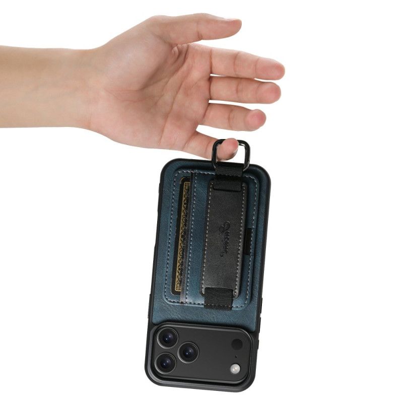 Cover Hoesje iPhone 17 Pro Telefoonhoesje Kaarthouder Met Retro Design