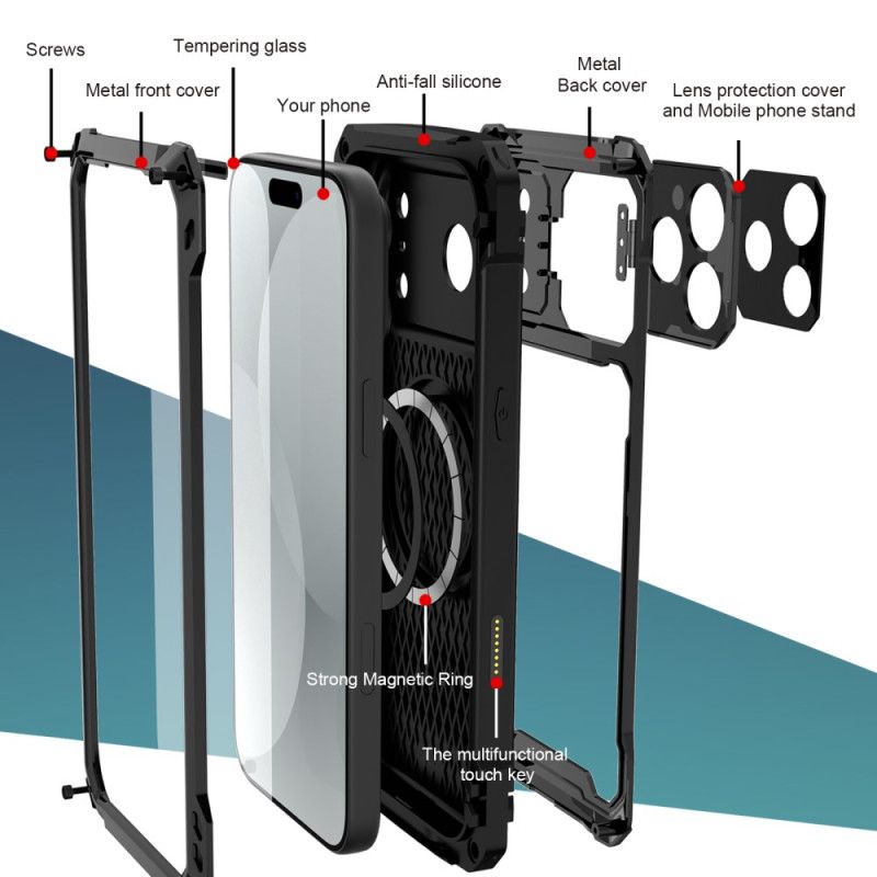 Cover Hoesje iPhone 17 Pro Telefoonhoesje Magsafe Premium Protection