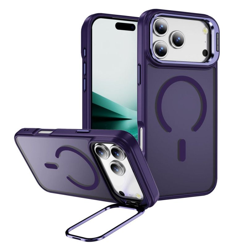 Hoesje iPhone 17 Pro Magnetisch Met Lenshouder Bescherming Hoesje