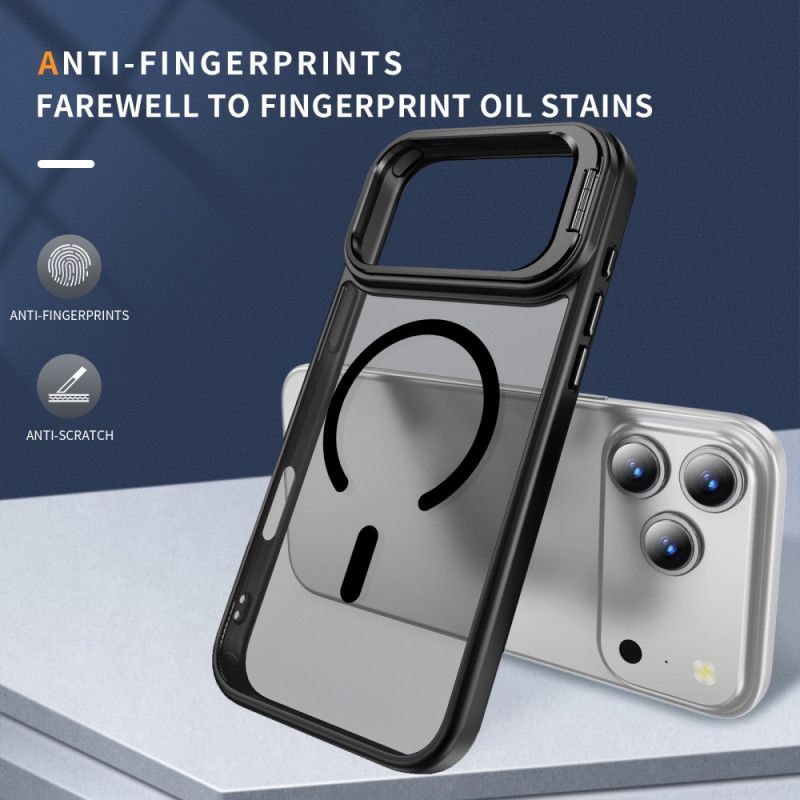 Hoesje iPhone 17 Pro Magnetisch Met Lenshouder Bescherming Hoesje