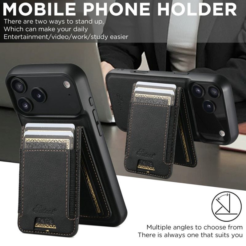 Hoesje iPhone 17 Pro Magsafe 2-in-1 Afneembare Kaarthouder