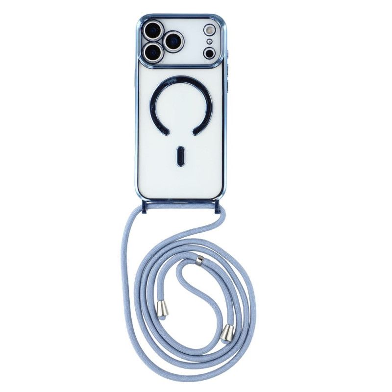 Hoesje iPhone 17 Pro Magsafe-compatibel Transparant Snoer Bescherming Hoesje