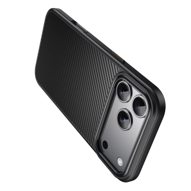 Hoesje iPhone 17 Pro Magsafe-compatibele Ultradunne Carbon