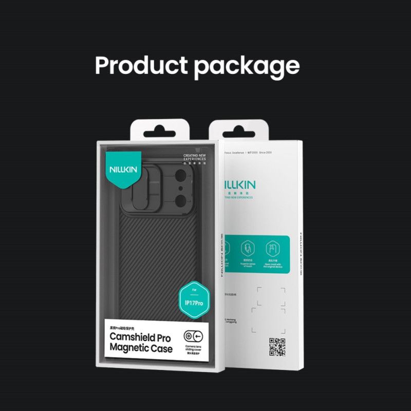 Hoesje iPhone 17 Pro Magsafe En Schuifbare Cameracover Nillkin Bescherming Hoesje