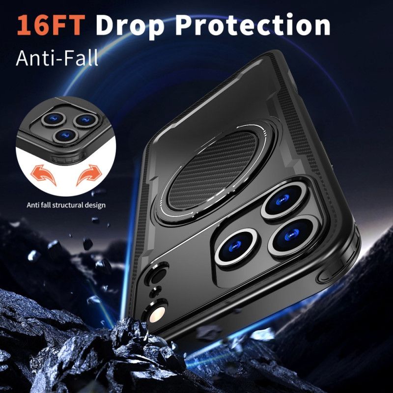 Hoesje iPhone 17 Pro Magsafe Rugged-compatibel Met Ringhouder