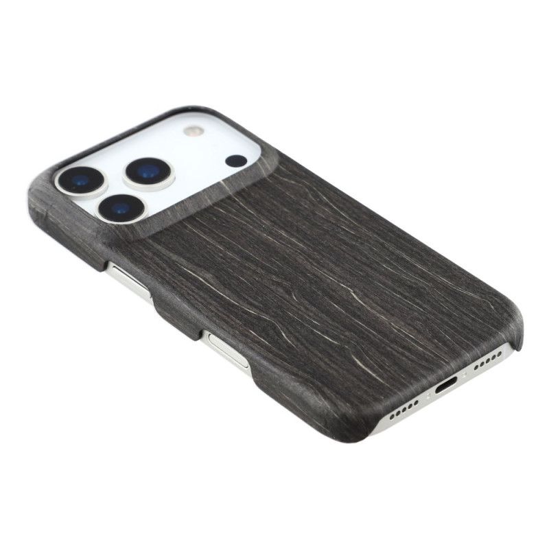 Hoesje iPhone 17 Pro Natuurlijk Hout Bescherming Hoesje