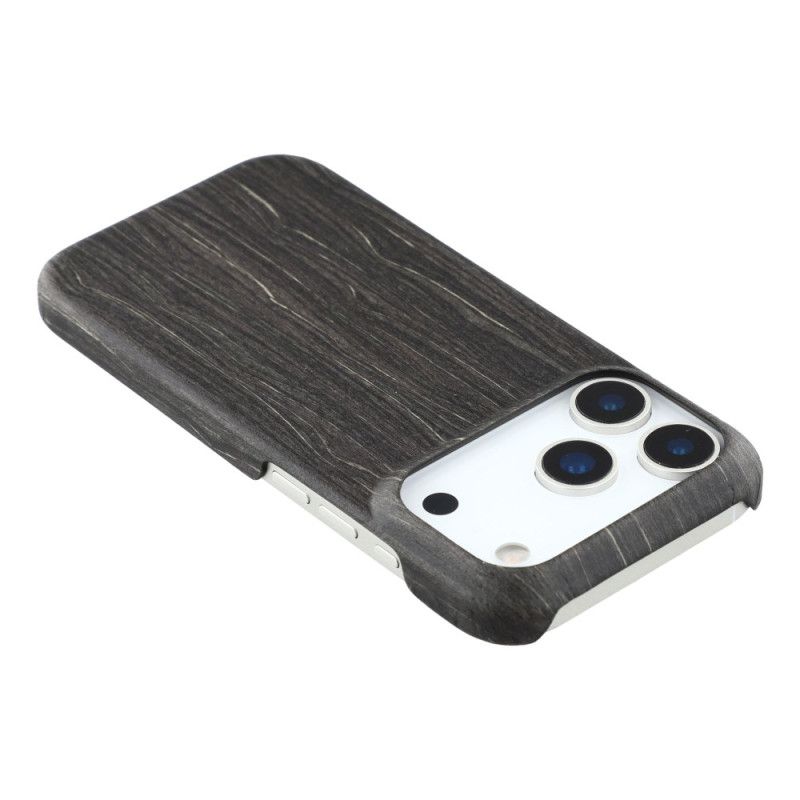 Hoesje iPhone 17 Pro Natuurlijk Hout Bescherming Hoesje