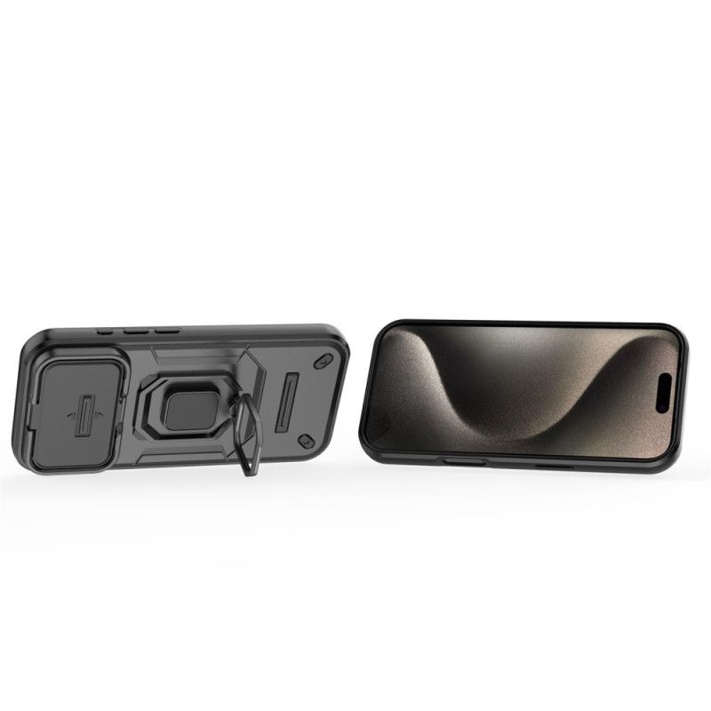 Hoesje iPhone 17 Pro Ringcase Met Lensbeschermer