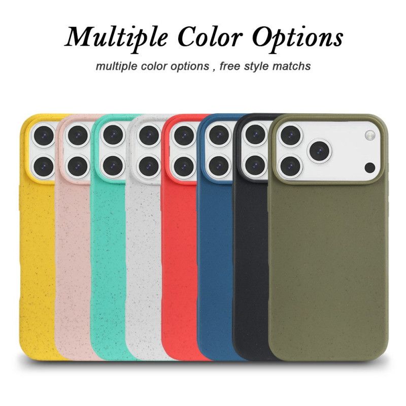 Hoesje iPhone 17 Pro Tarwestrovezels