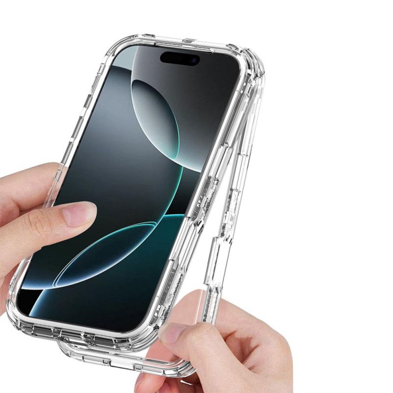 Hoesje iPhone 17 Pro Transparante Drie-in-één