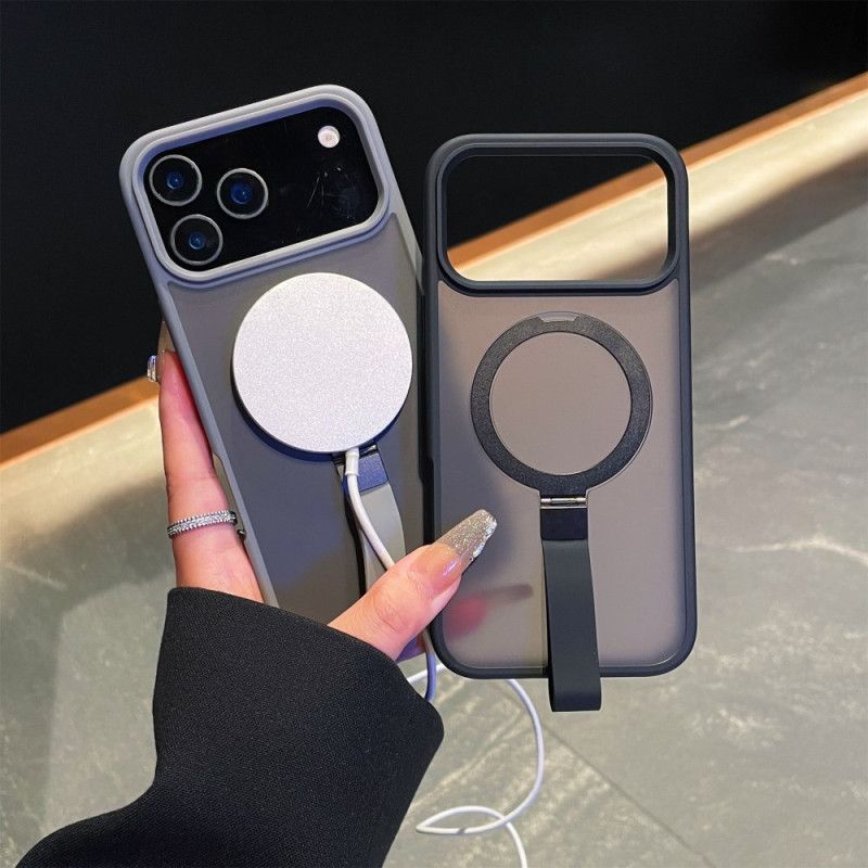 Hoesje Voor iPhone 17 Pro Geïntegreerd Draagkoord En Ringhouder