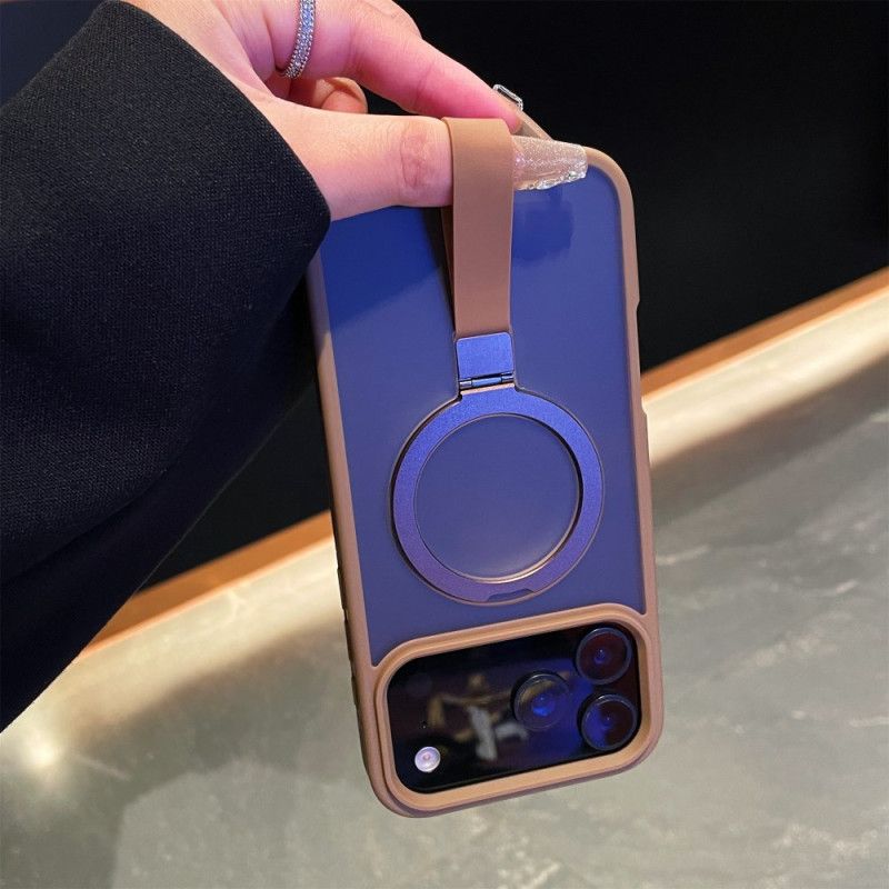 Hoesje Voor iPhone 17 Pro Geïntegreerd Draagkoord En Ringhouder