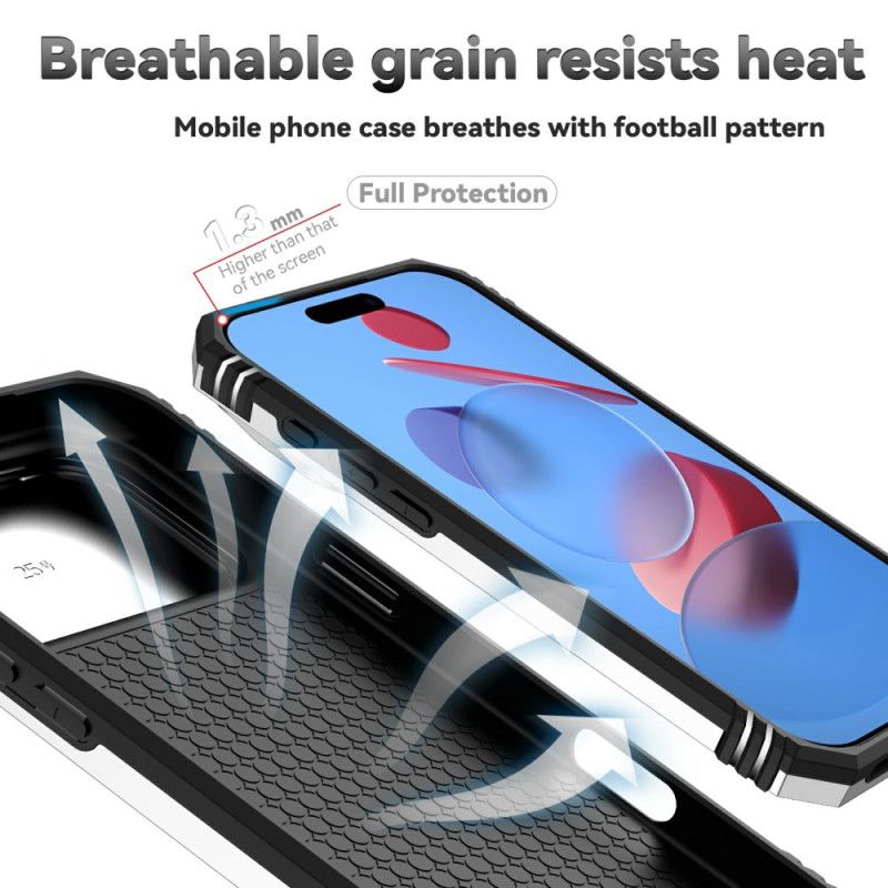 Hoesje Voor iPhone 17 Pro Robuust Met Lensbeschermer En Standaard