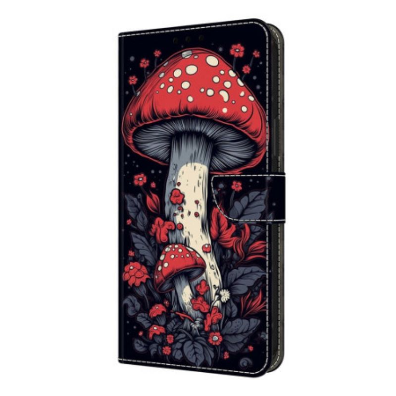 Bescherming Hoesje Xiaomi Redmi Note 14 Pro 4g Rode Paddenstoel