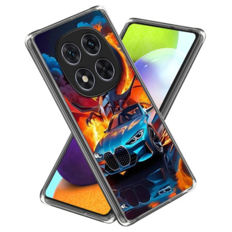Cover Hoesje Xiaomi Redmi Note 14 Pro 4g Telefoonhoesje Sportwagen En Draak