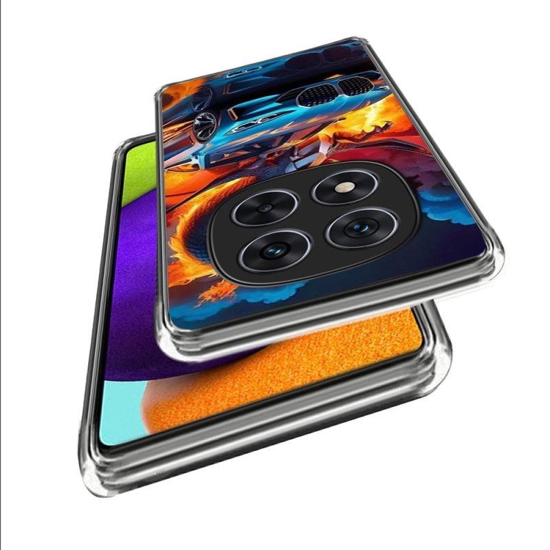 Cover Hoesje Xiaomi Redmi Note 14 Pro 4g Telefoonhoesje Sportwagen En Draak