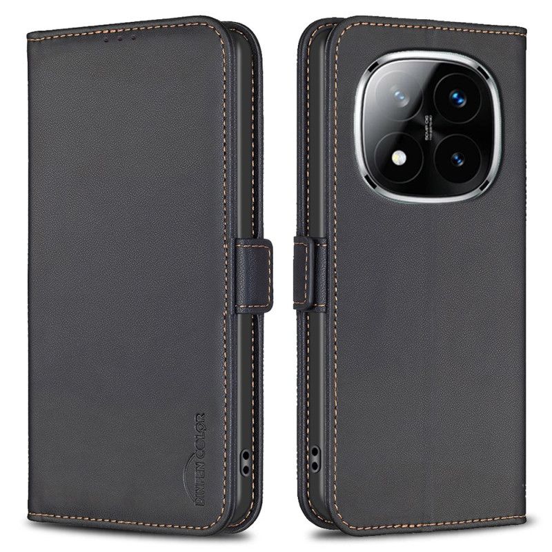 Flip Case Leren Xiaomi Redmi Note 14 Pro 4g Binfen Kleur