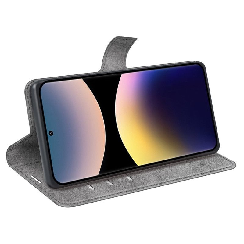 Flip Case Leren Xiaomi Redmi Note 14 Pro 4g Leerstijl