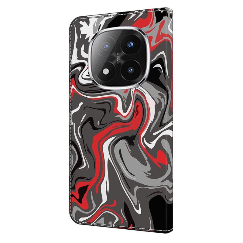 Flip Case Leren Xiaomi Redmi Note 14 Pro 4g Schilderij