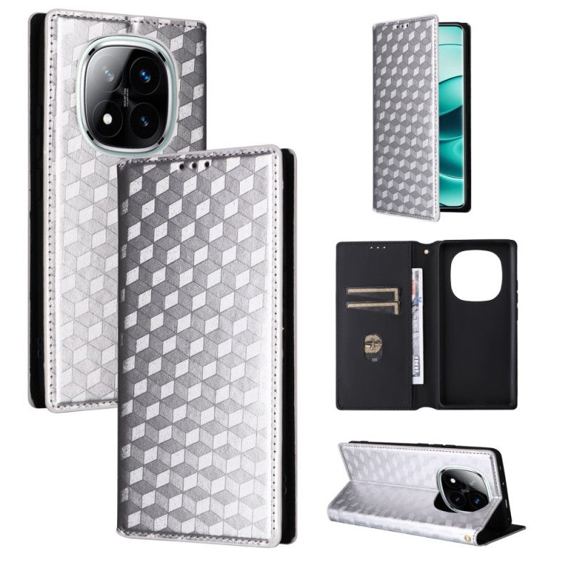 Folio-hoesje Voor Xiaomi Redmi Note 14 Pro 4g 3d Diamanten