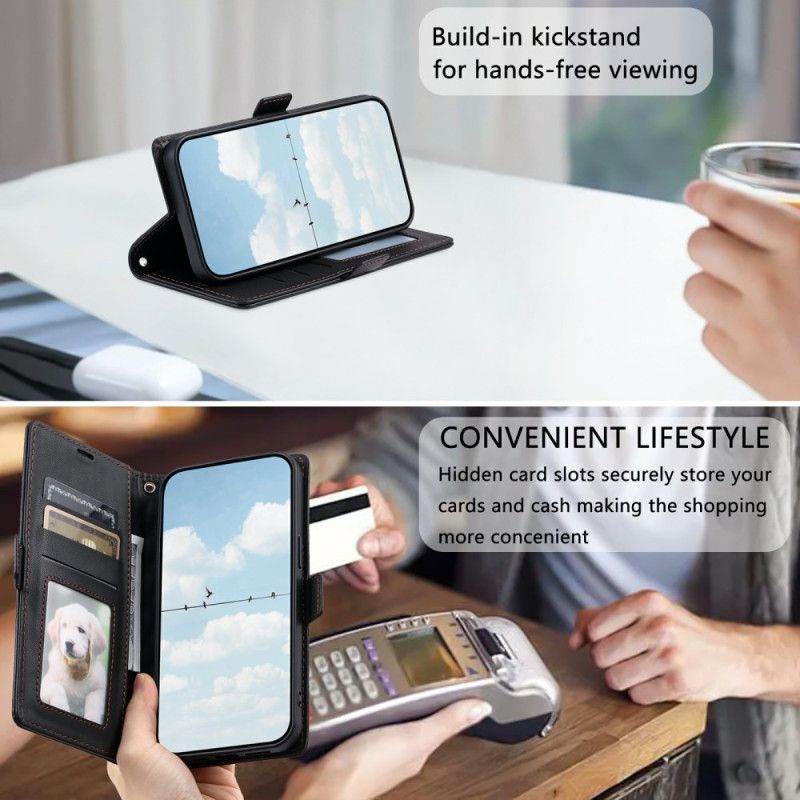 Folio-hoesje Xiaomi Redmi Note 14 Pro 4g Telefoonhoesje Gewatteerd Met Bandje