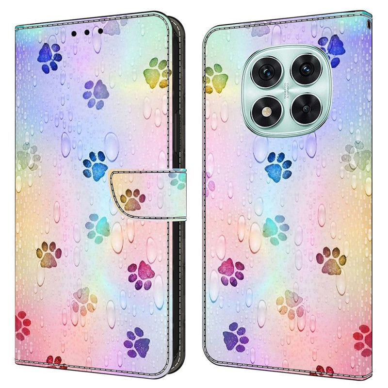 Folio-hoesje Xiaomi Redmi Note 14 Pro 4g Telefoonhoesje Kattenpootafdrukken