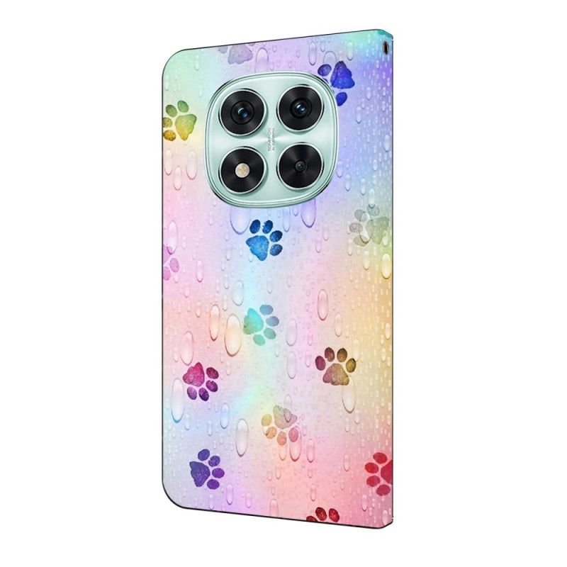 Folio-hoesje Xiaomi Redmi Note 14 Pro 4g Telefoonhoesje Kattenpootafdrukken