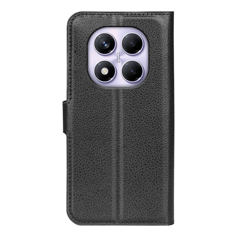 Folio-hoesje Xiaomi Redmi Note 14 Pro 4g Telefoonhoesje Klassiek Lychee Kunstleer