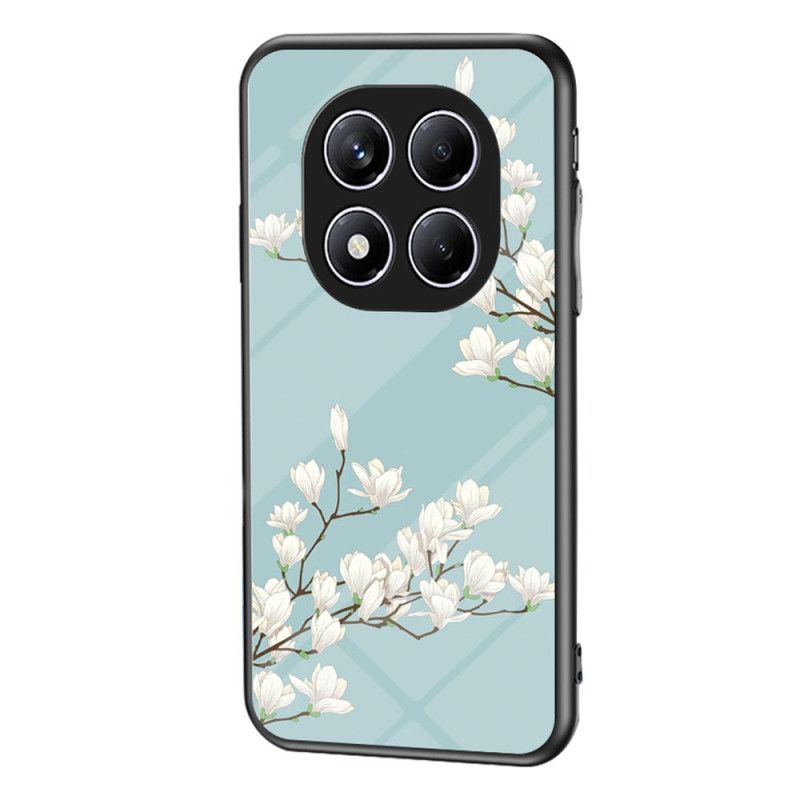 Hoesje Voor Xiaomi Redmi Note 14 Pro 4g Bloemen Gehard Glas