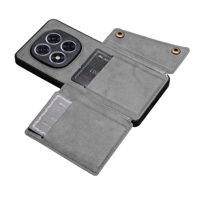 Hoesje Voor Xiaomi Redmi Note 14 Pro 4g Kaarthouder En Standaard