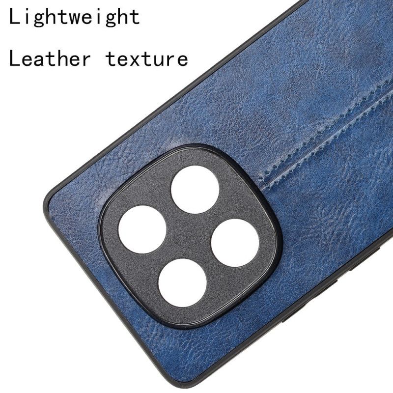 Hoesje Voor Xiaomi Redmi Note 14 Pro 4g Leerlook Stiksels