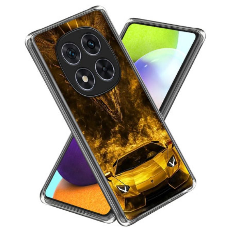 Hoesje Xiaomi Redmi Note 14 Pro 4g Gouden Sportwagen Bescherming Hoesje