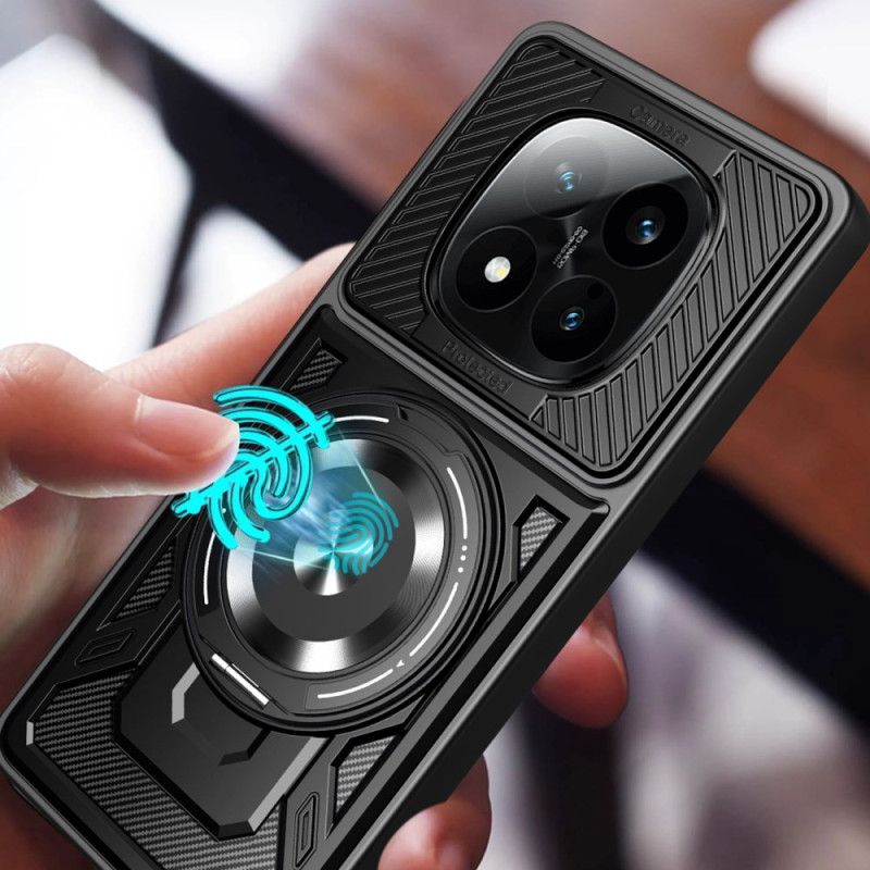 Hoesje Xiaomi Redmi Note 14 Pro 4g Magnetisch Met Draaibare Standaard