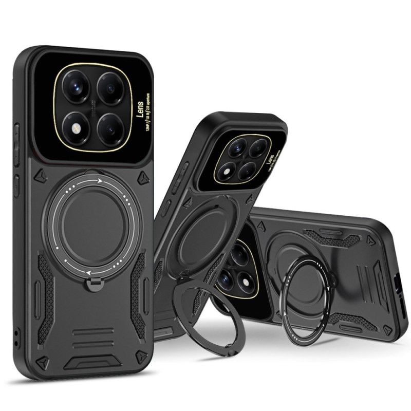 Hoesje Xiaomi Redmi Note 14 Pro 4g Magnetische Draaibare Standaard Bescherming Hoesje