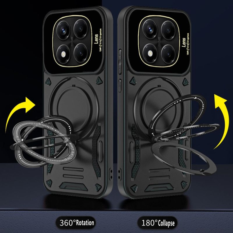 Hoesje Xiaomi Redmi Note 14 Pro 4g Magnetische Draaibare Standaard Bescherming Hoesje