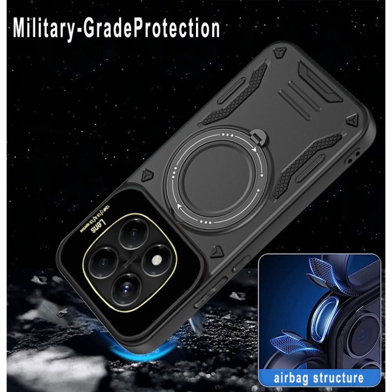 Hoesje Xiaomi Redmi Note 14 Pro 4g Magnetische Draaibare Standaard Bescherming Hoesje