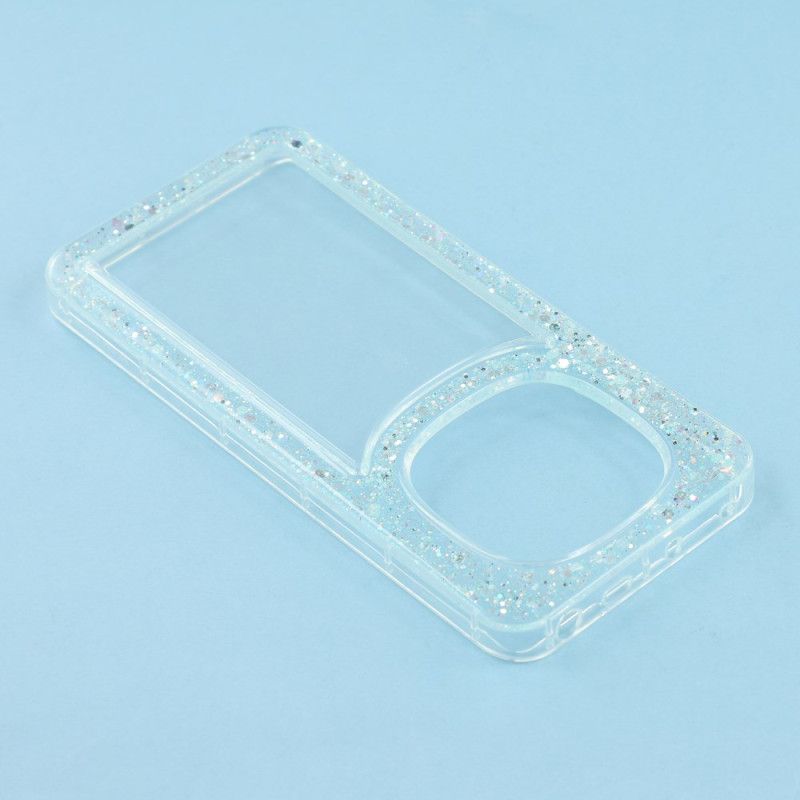 Hoesje Xiaomi Redmi Note 14 Pro 4g Transparant Met Glitterranden