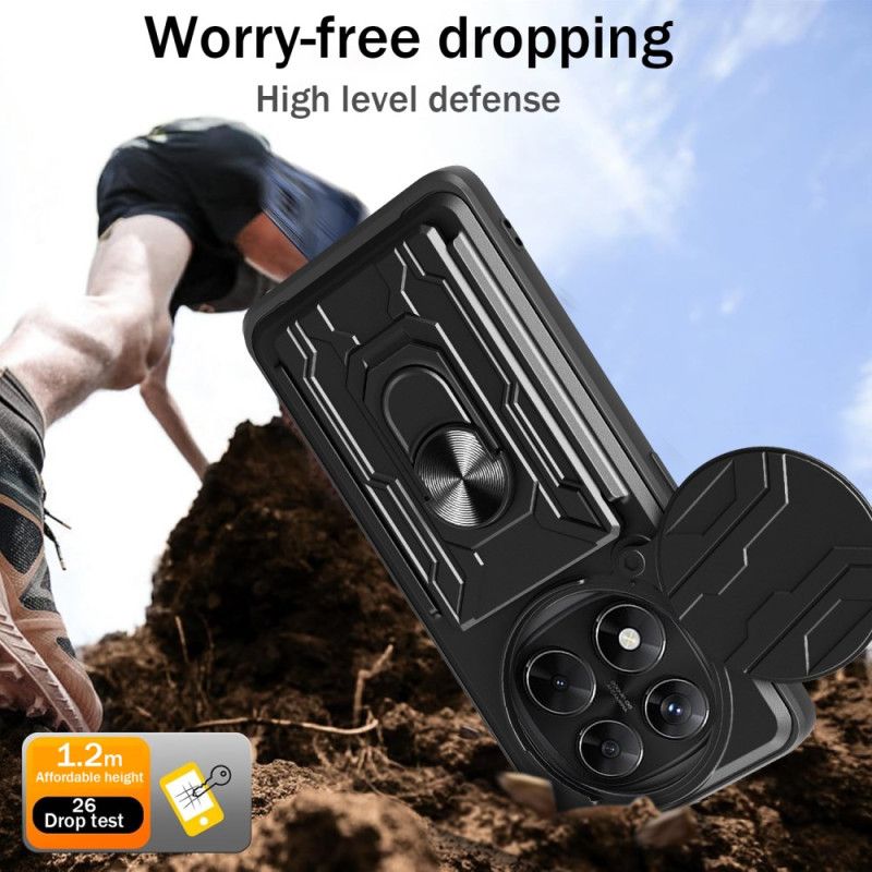 Hoesje Xiaomi Redmi Note 14 Pro 4g Ultra-resistent Met Standaard En Lensbeschermer