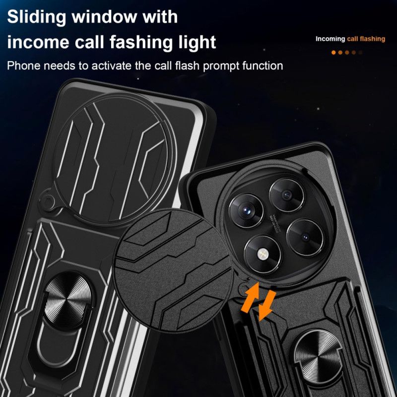 Hoesje Xiaomi Redmi Note 14 Pro 4g Ultra-resistent Met Standaard En Lensbeschermer