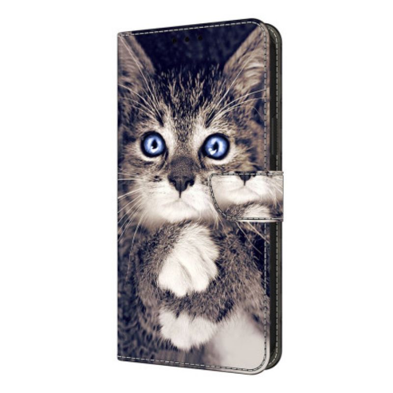 Leren Hoesje Voor Xiaomi Redmi Note 14 Pro 4g Kat