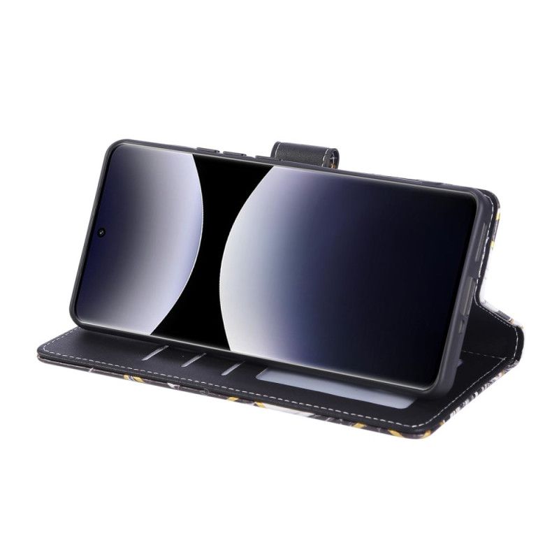 Leren Hoesje Voor Xiaomi Redmi Note 14 Pro 4g Marmerlook