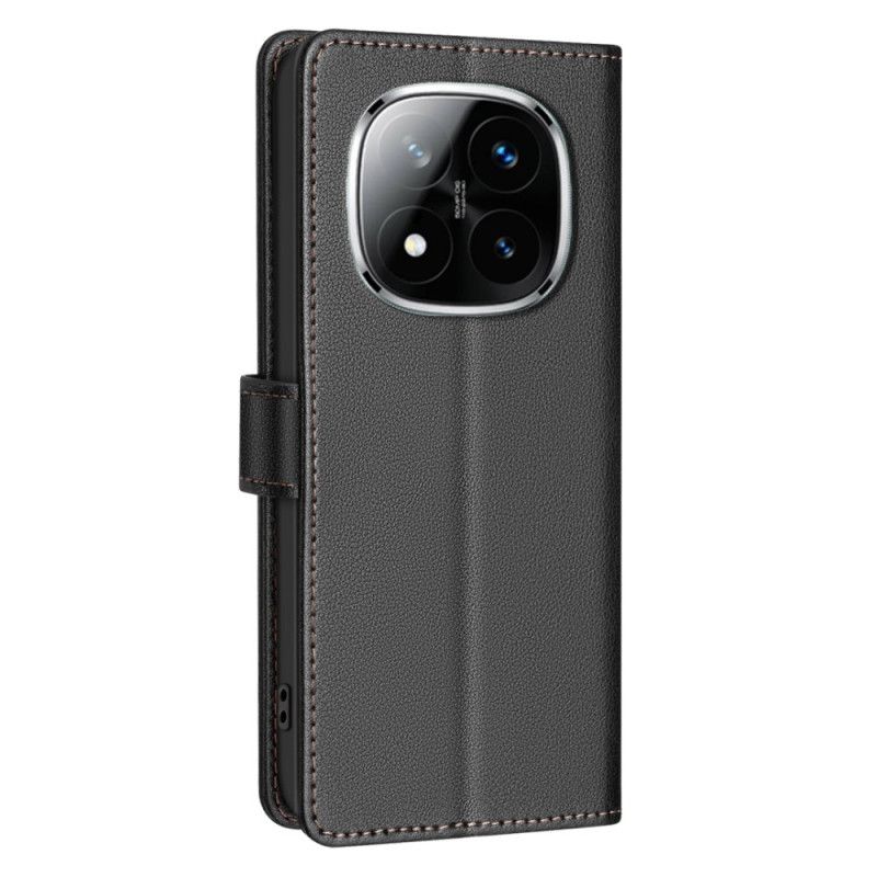 Leren Hoesje Voor Xiaomi Redmi Note 14 Pro 4g Rfid-blokkerend (binfen)