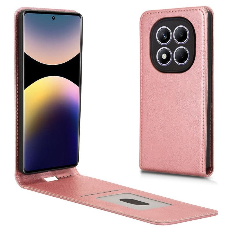 Leren Hoesje Voor Xiaomi Redmi Note 14 Pro 4g Verticaal Flip-design
